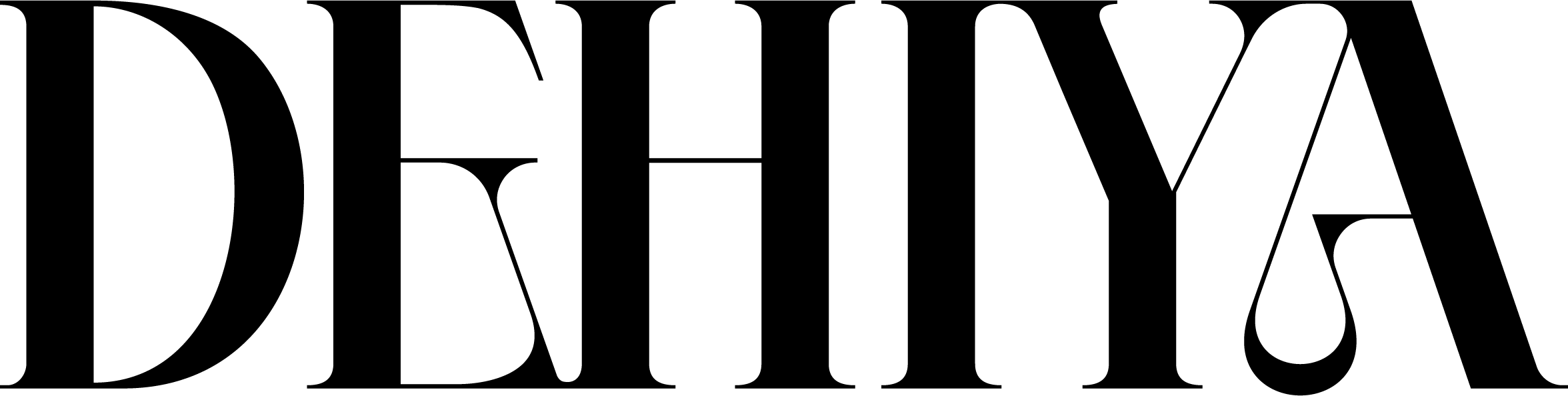 DEHIYA Black Logo