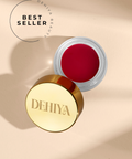 DEHIYA Lip and Cheek Pot with Gold Cap, The Queen - True Red