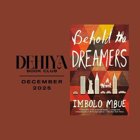 Dehiya Book Club December 2025, Book Cover Behold the Dreamers by Imbolo Mbue