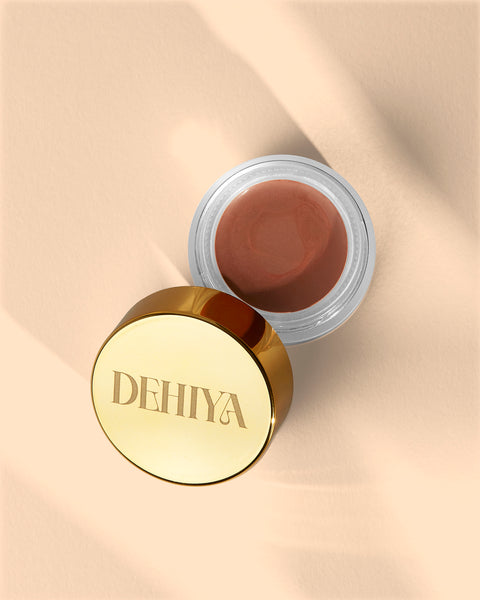 DEHIYA Lip and Cheek Pot with Gold Cap, Dreamer - Nude