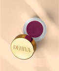 DEHIYA Lip and Cheek Pot with Gold Cap, Jezebel - Deep Fuchsia