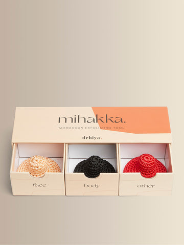 Mihakka Box Open Drawers Face, Body, Other - Face Exfoliating Tools Blush, Black, Red